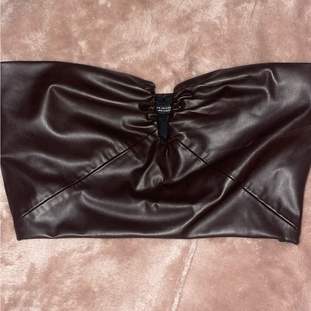 Zara Black Strapless Top